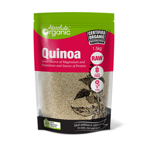 Absolute Organic White Quinoa 400g - Devolas of Brighton Sgop online ...