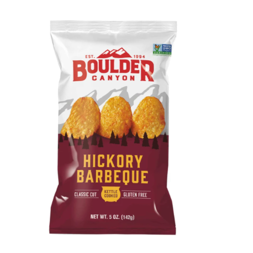 Boulder Canyon Kettle Potato Chips Hickory Barbeque 149g