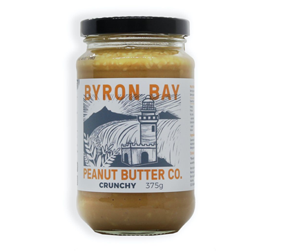 Byron Bay Crunchy Peanut Butter Salted 375g
