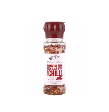 Chef's Choice Himalayan Pink Rock Salt With Crushed Chilli