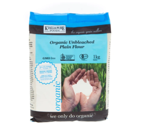 Kialla Pure Foods Organic Unbleached Plain Flour 1kg