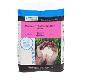 Kialla Pure Foods Organic Wholegrain Rye Flour 700g