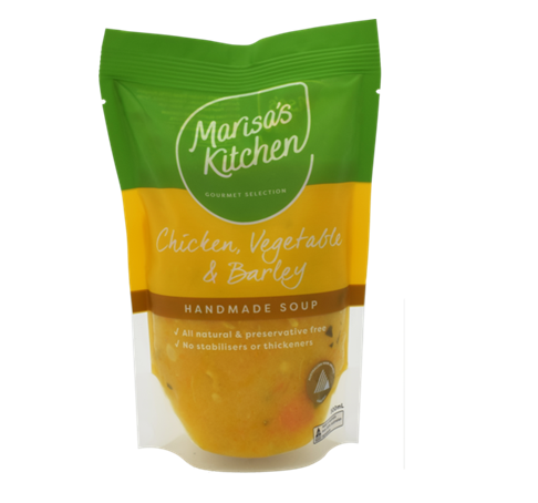 Marisa's Kitchen Chicken, Vegetable & Barley Soup