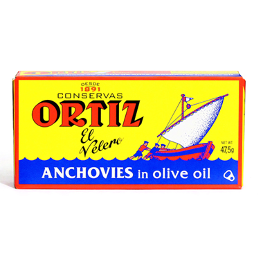 Ortiz Anchovies In Olive Oil 47.5g