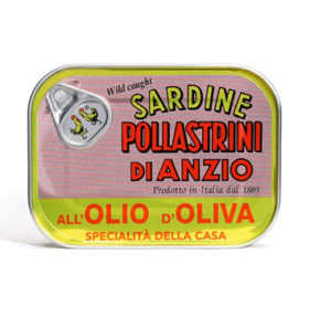 Pollastrini Sardine Tins Olive Oil 100g
