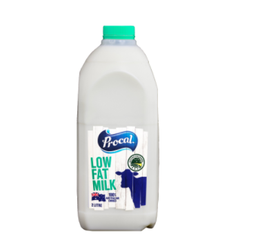 Procal Low Fat Milk 2l