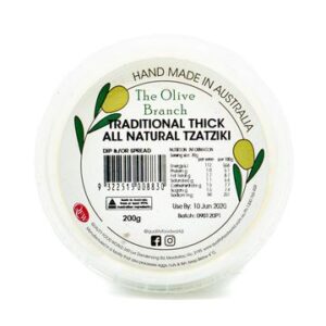 The Olive Branch Traditional Thick All Natural Tzatziki 200g