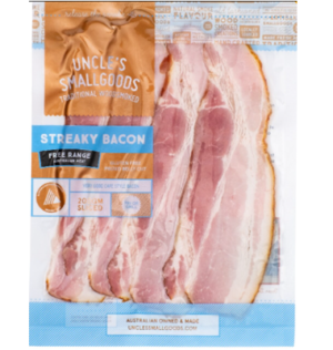 Uncle's Smallgoods Streaky Bacon