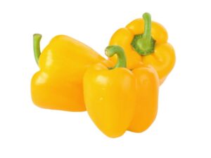 18516126 Bell Peppers Isolated On White Background