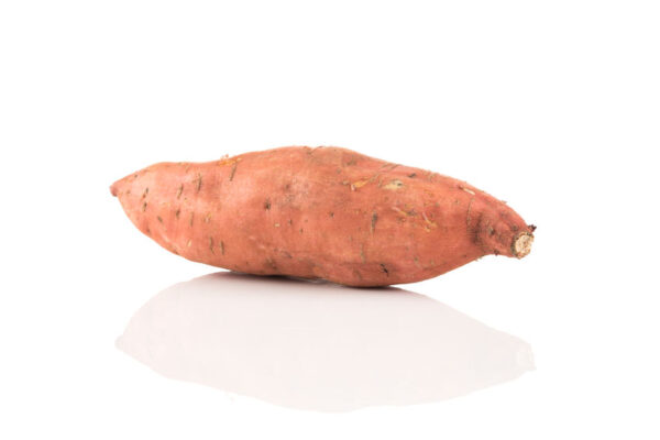 Sweet Potato On The White Background